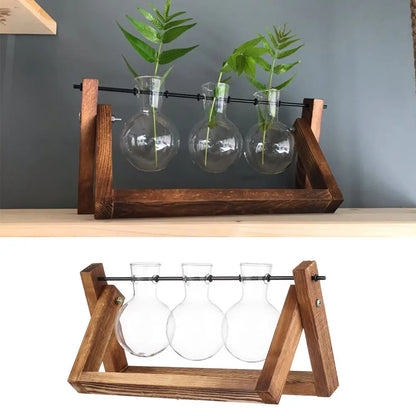 Vintage Vases/Wooden Tray