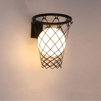 Basketball Hoop Wall Lamp