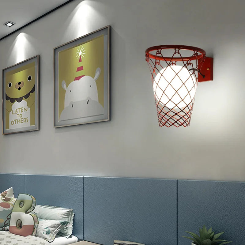 Basketball Hoop Wall Lamp