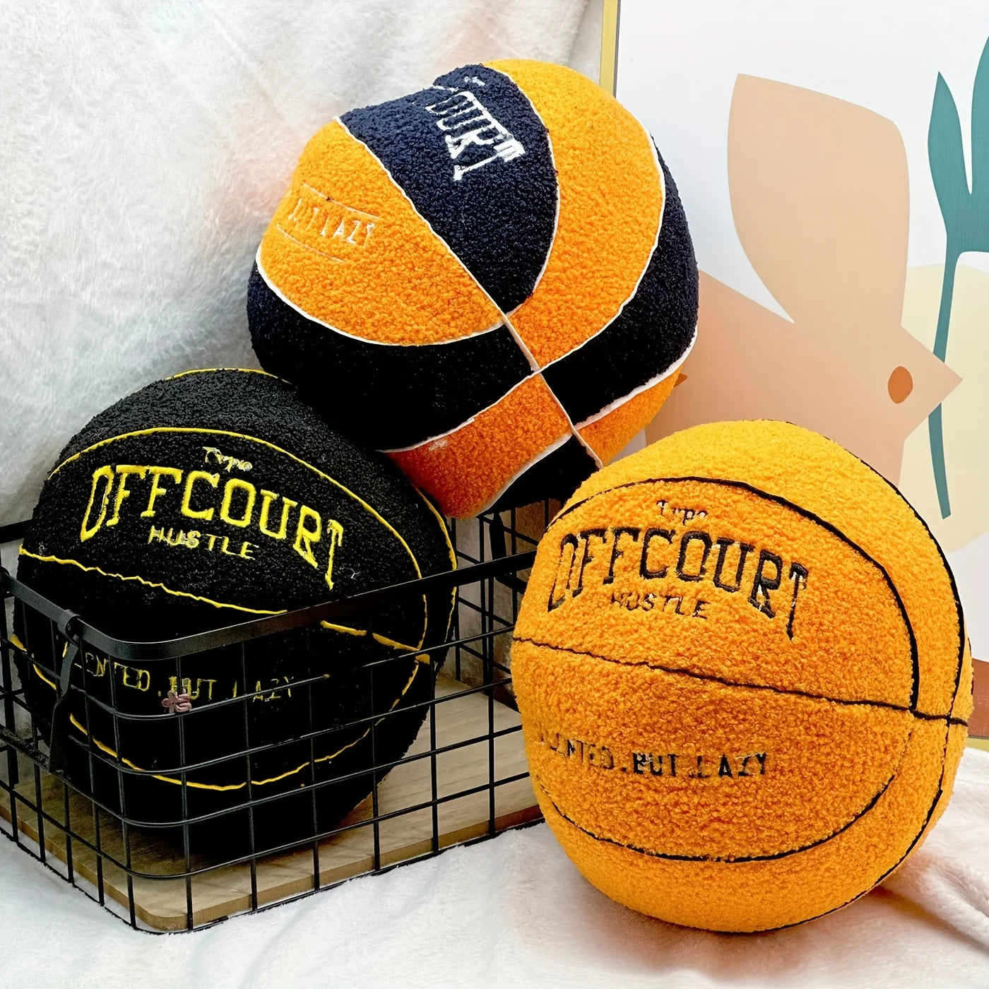 Offcourt Basketball Pillow